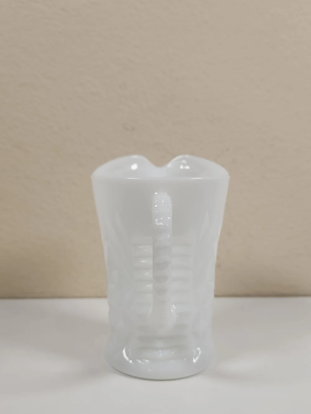 Vintage Anchor Hocking Milk Glass Pitcher